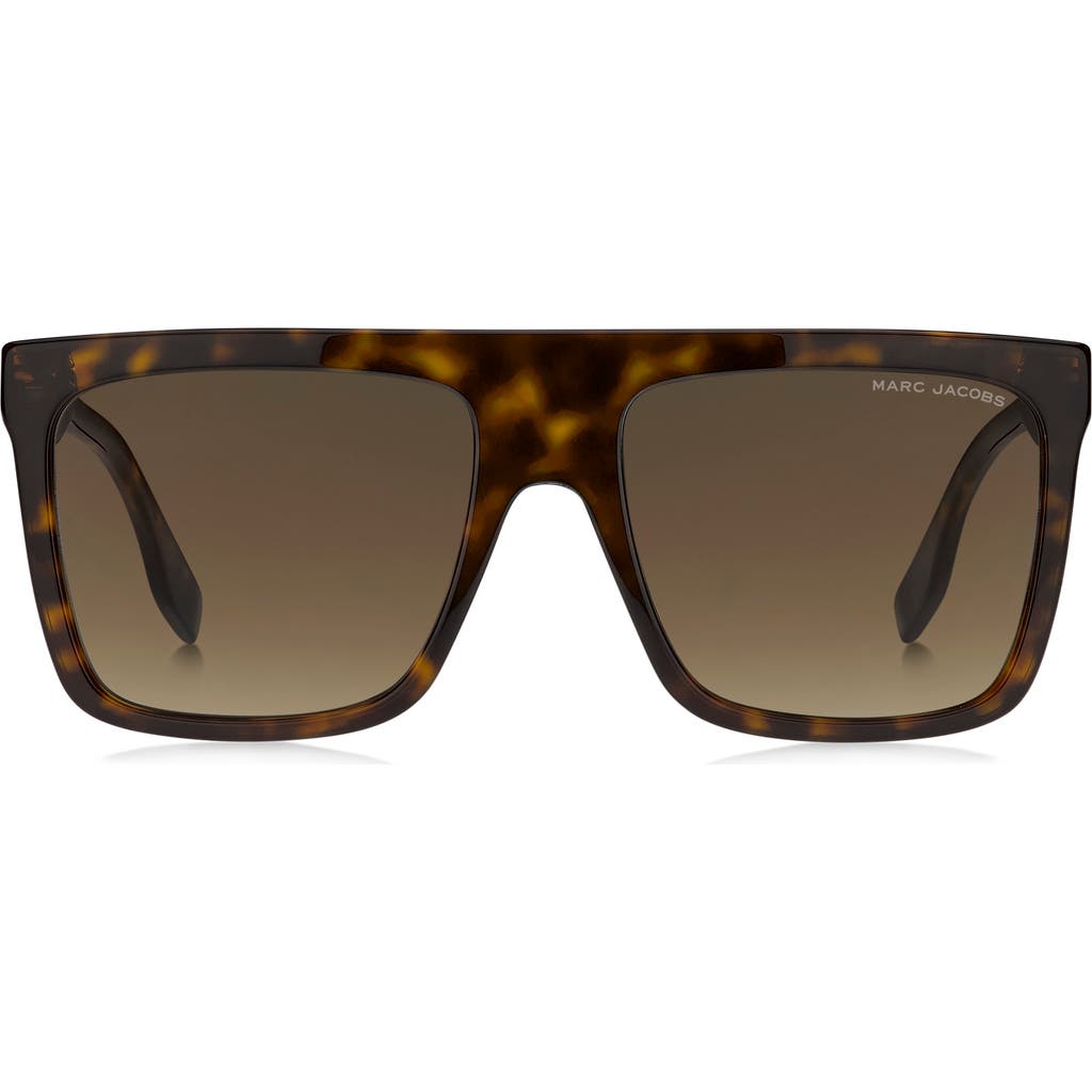 Marc Jacobs 57mm Flat Top Sunglasses