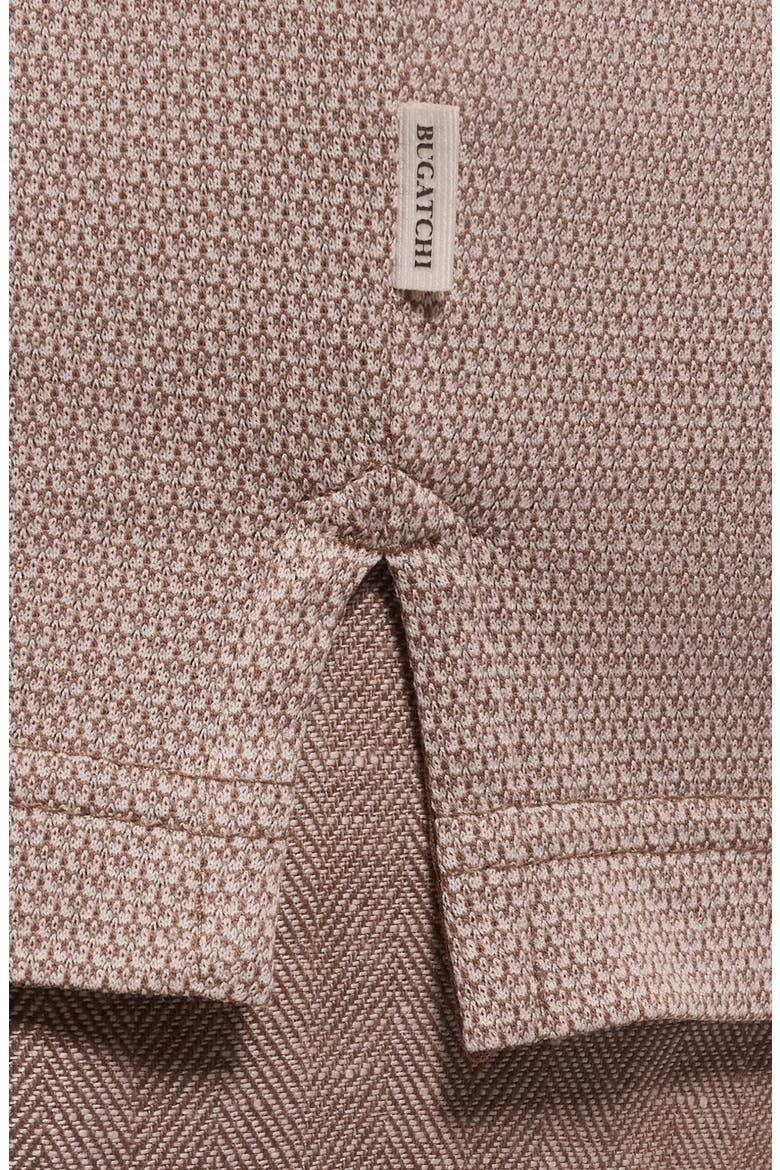 Three Button Cotton Polo, Alternate, color, ALMOND