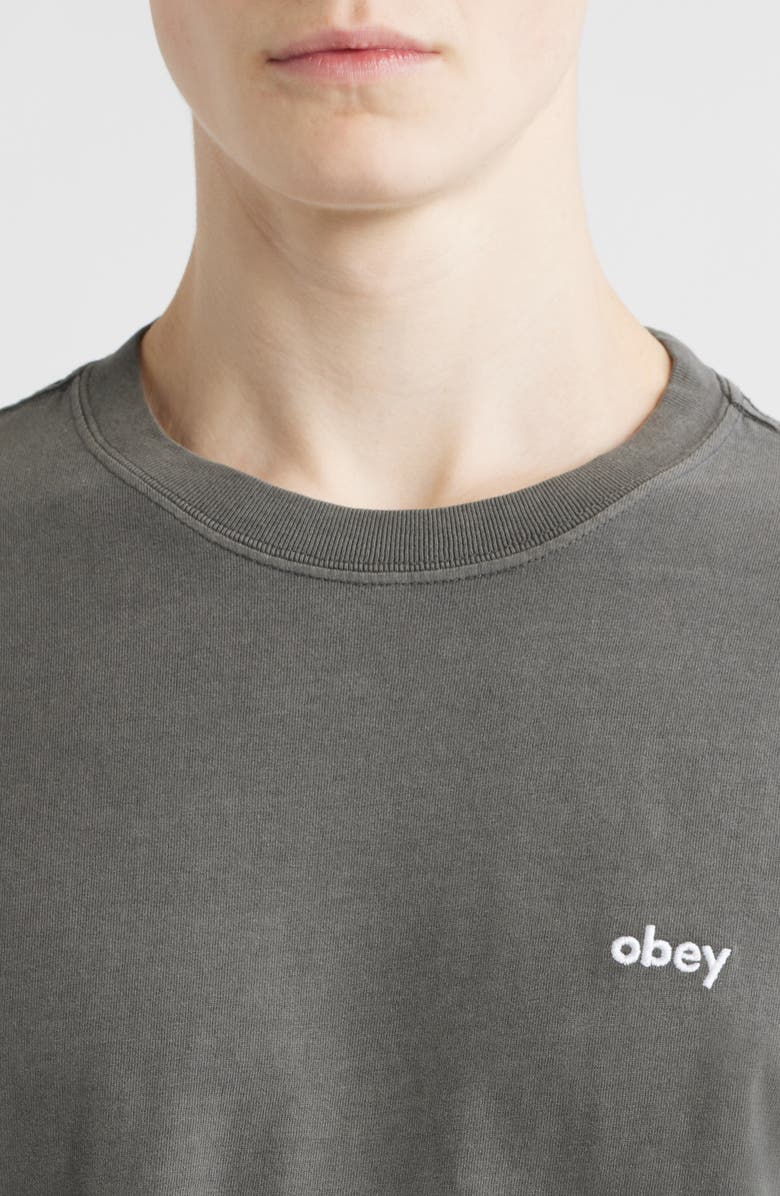 Obey Cotton Logo T-Shirt, Alternate, color, 