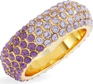 Kendra Scott Mikki Pavé Crystal Band Ring