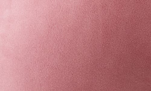 True Religion Shrunken Crystal Faux Fur Trim Velour Hoodie In Pink