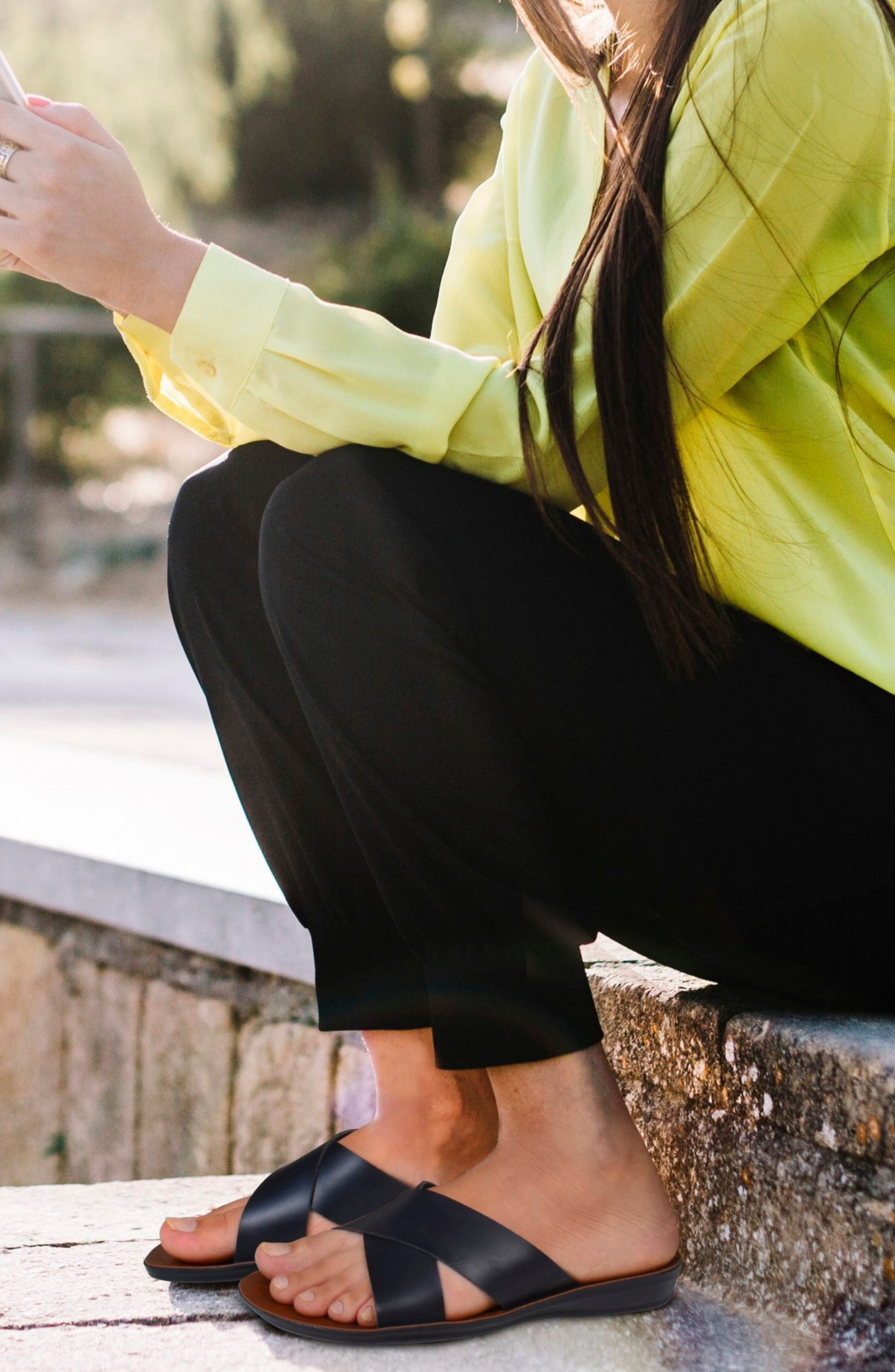 AEROSOFT XENIA WOMENS SANDALS, Alternate, color, Black