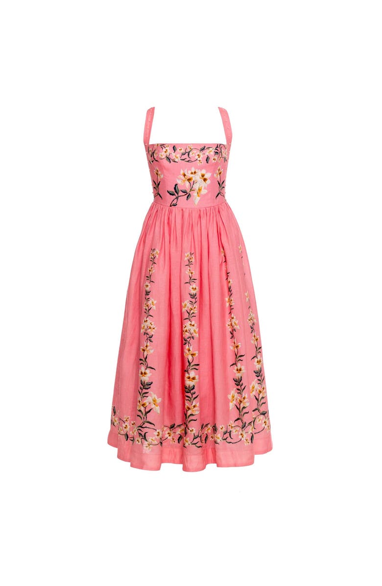 Agua by Agua Bendita Mielero Promesa Midi Dress, Main, color, Multicolor