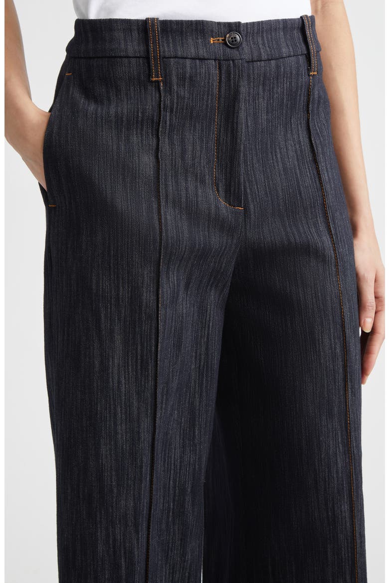 Pintuck Wide Leg Jeans, Alternate, color, 11 BLUE