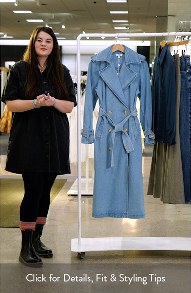 Denim Trench Coat, sales video thumbnail