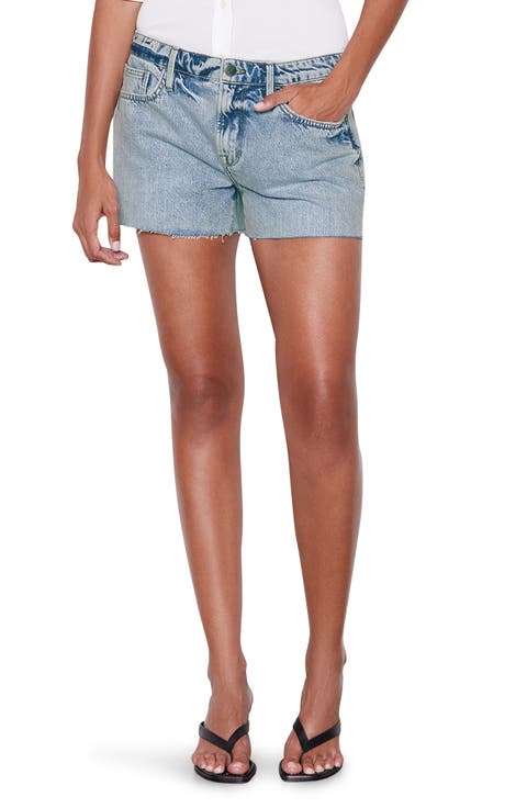 Le Grand Garçon Raw Hem Shorts