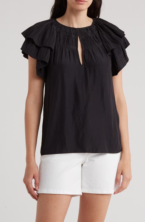 Lunar Flutter Sleeve Top