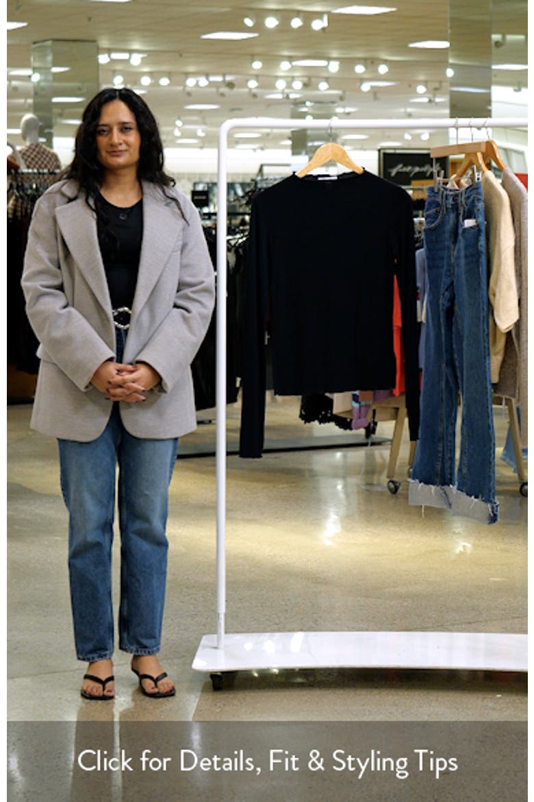 Long Sleeve Mock Neck Top video