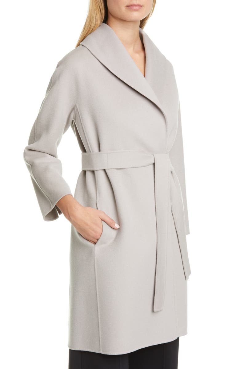 Max Mara Messi Wool Wrap Coat, Alternate, color,