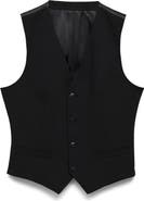 MANGO Paris Superslim Fit Stretch Suit Vest