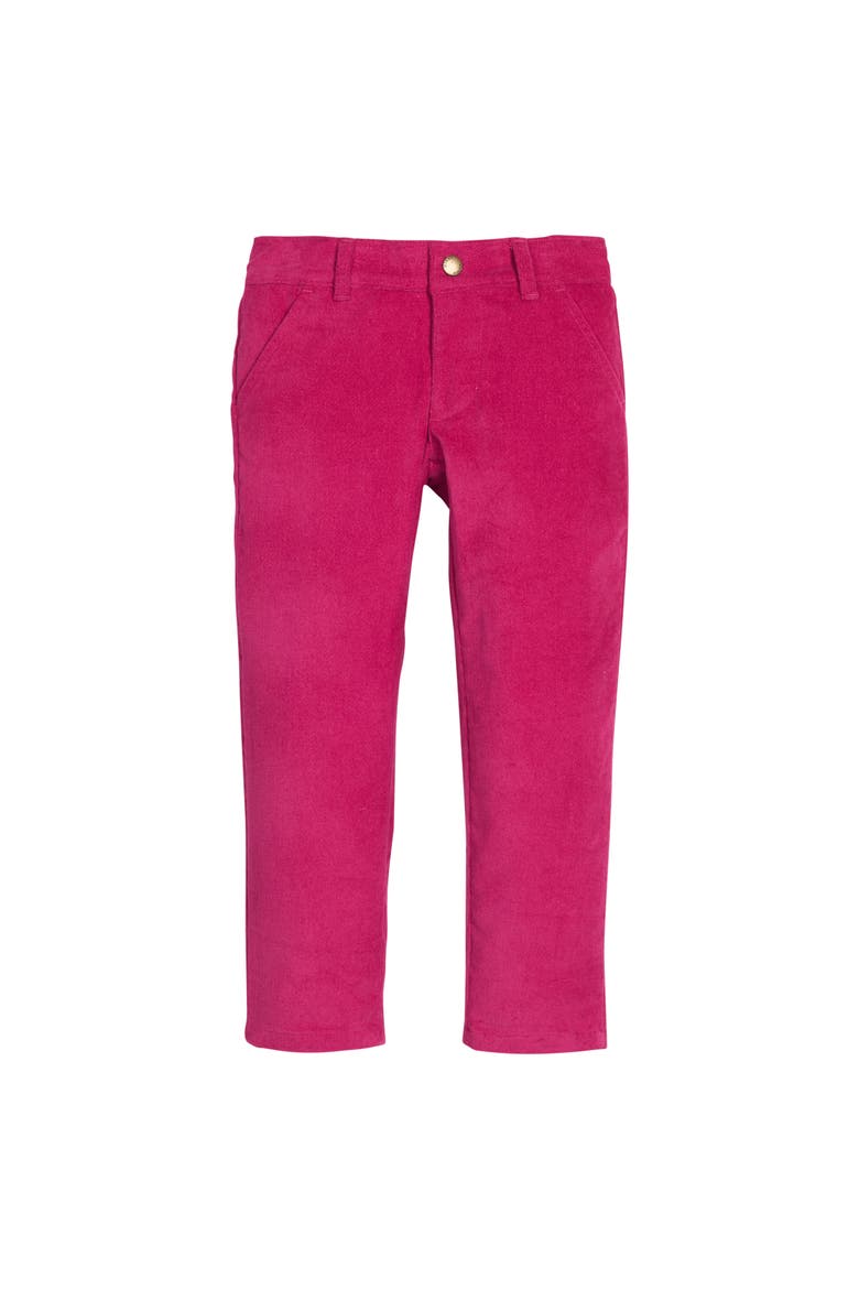 Kids' Velvet Twiggy Pants, Main, color, Bougainvillea Velvet