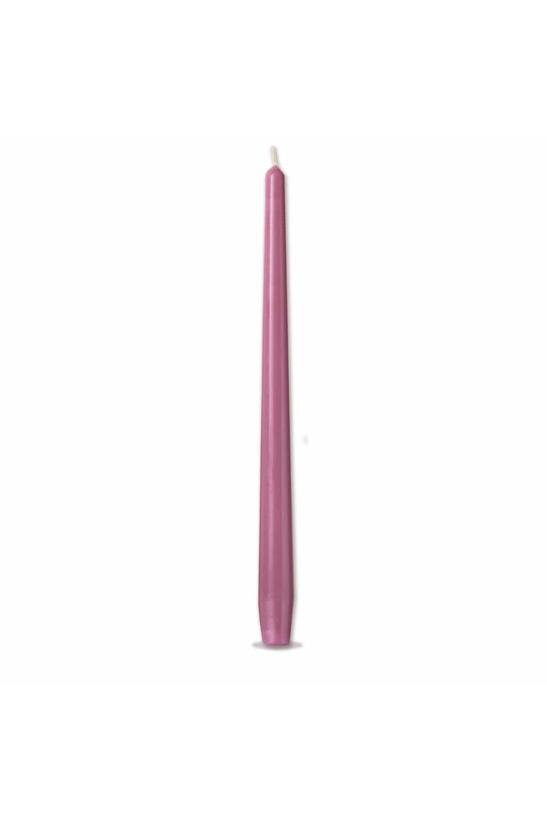 Color Studio Traditional Taper Unscented Candle Set Lilac, Alternate, color, Purple