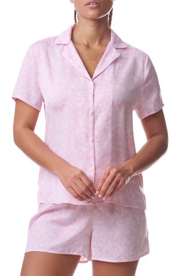 Splendid Boxer Shorts Pajamas In Daisy Toss