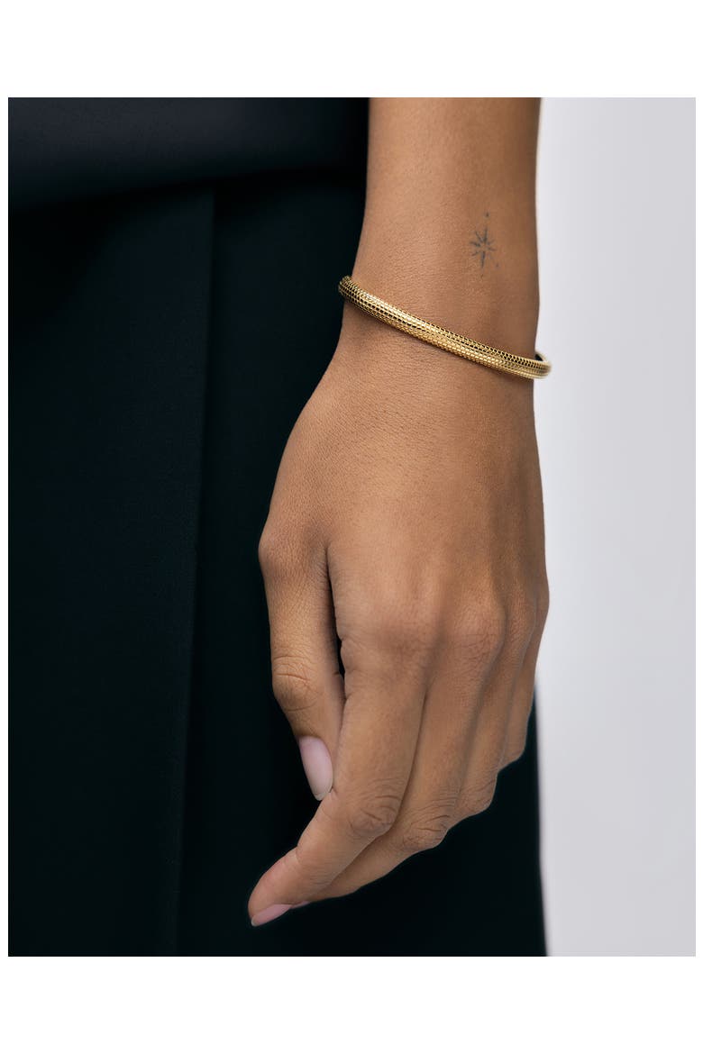 Heirloom Bangle Bracelet, Alternate, color, 18CT GOLD VERMEIL