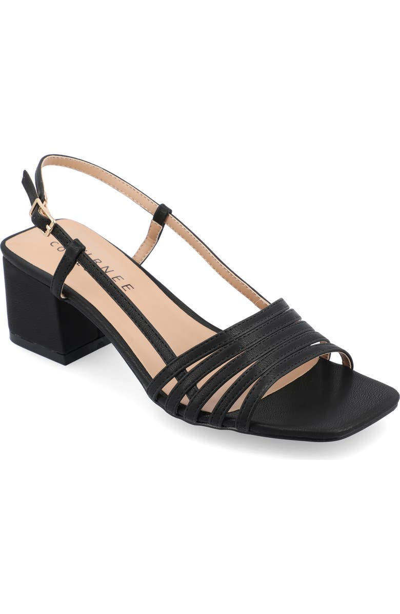 Journee Collection Shayana Block Heel Slingback Sandal, Main, color,