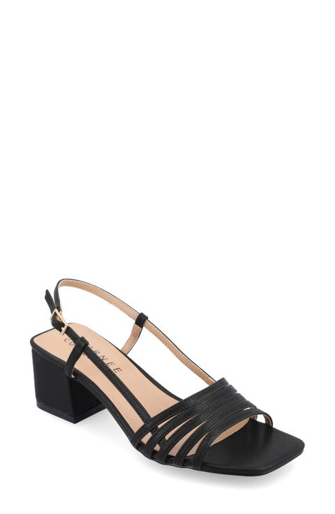 Shayana Block Heel Slingback Sandal