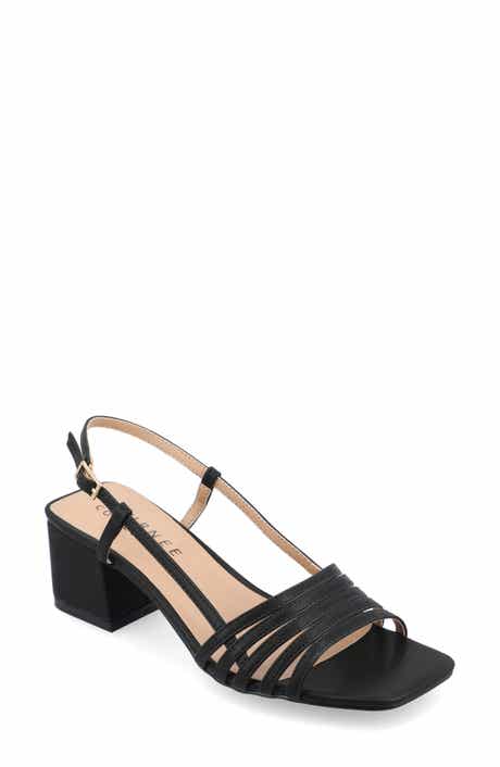 Shayana Block Heel Slingback Sandal