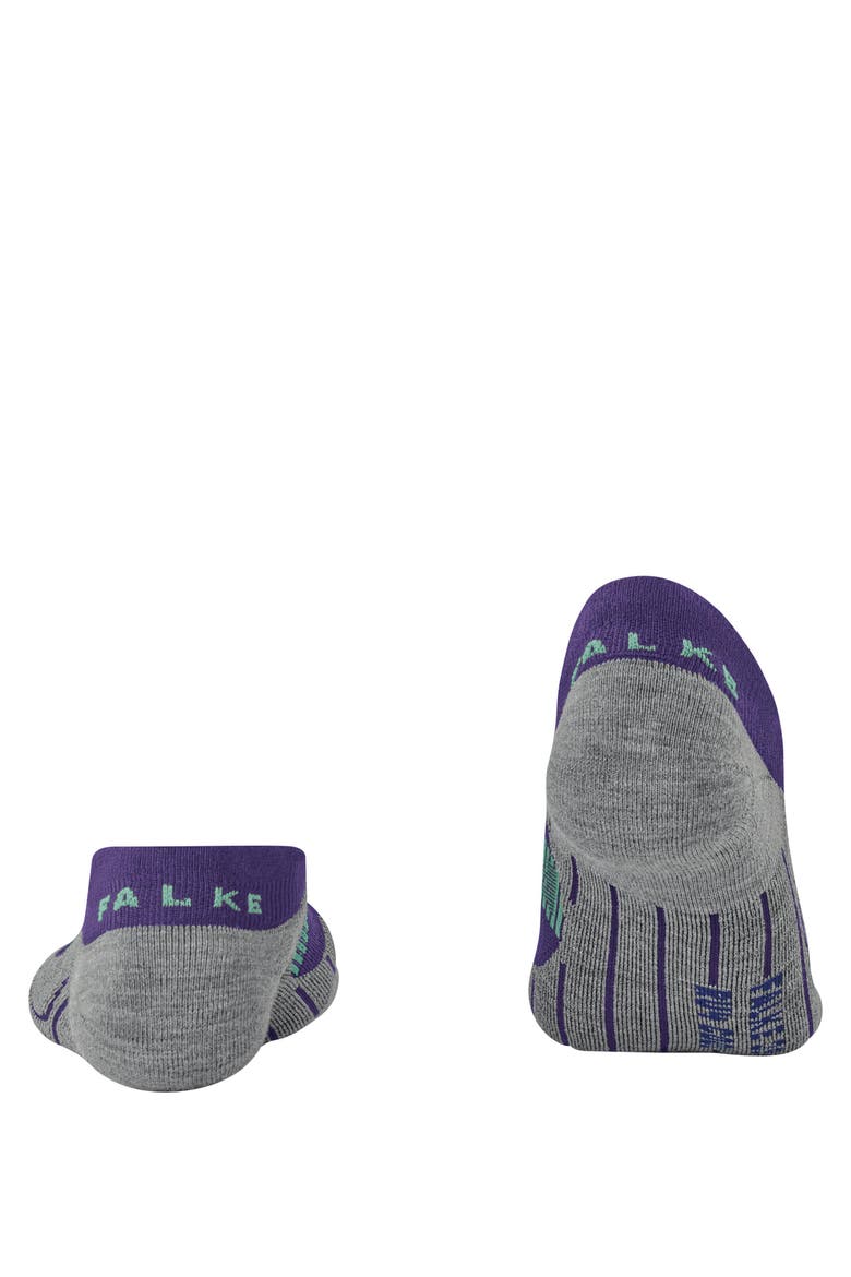 RU4 Endurance Cool Invisible Running Socks, Alternate, color, Amethyst