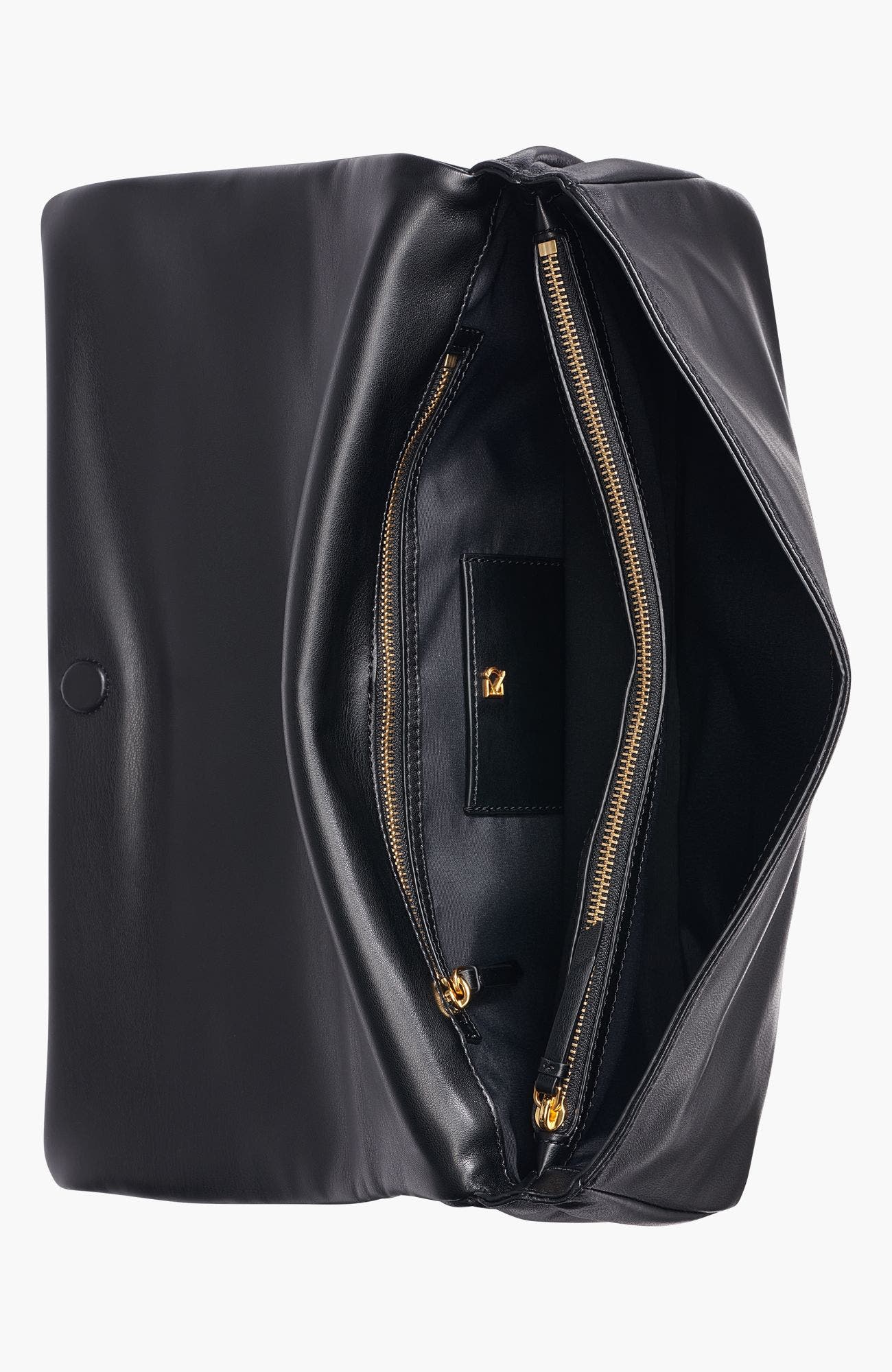 Grenadine Clutch, Alternate, color, Black/Gold