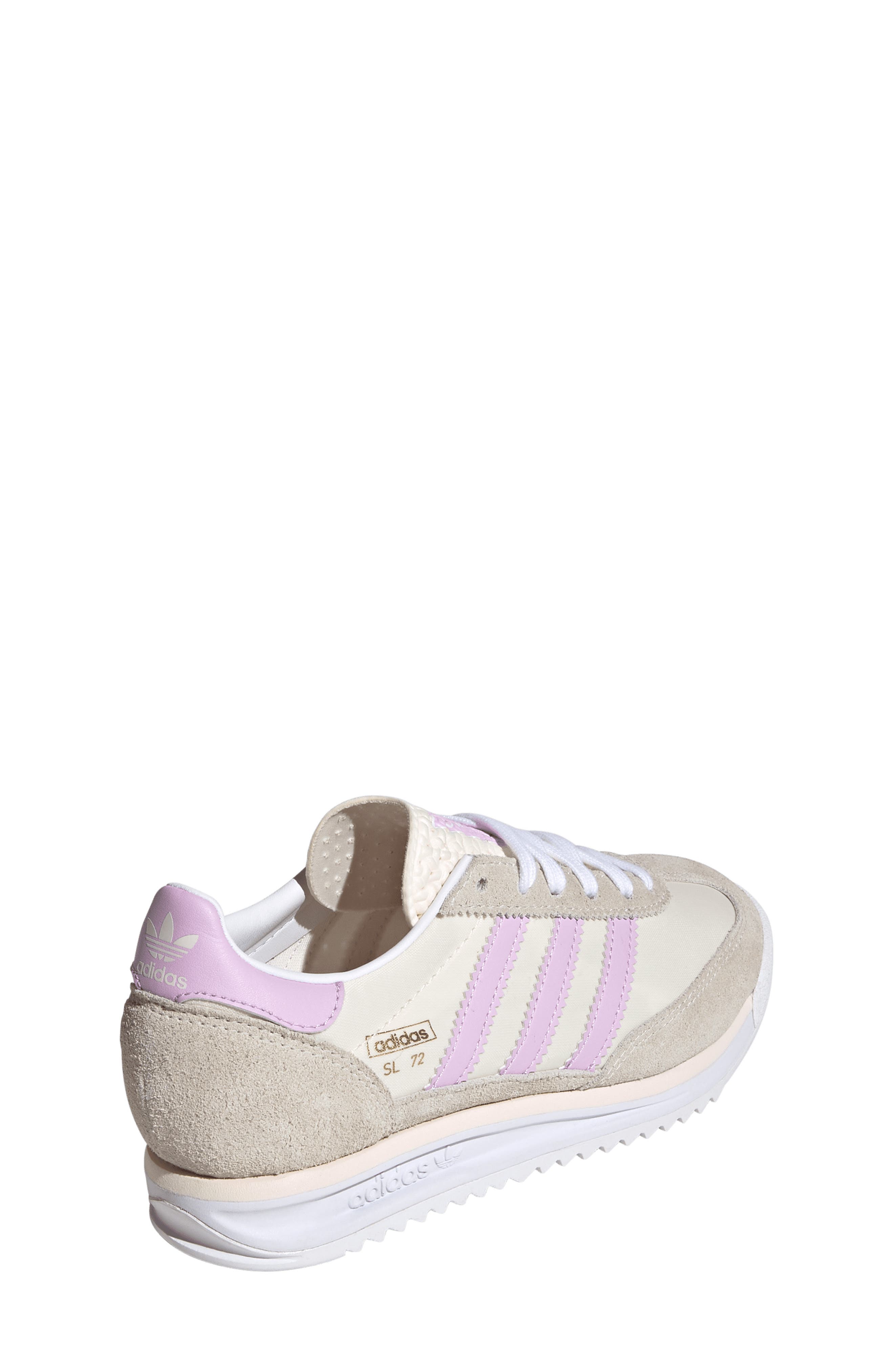 adidas Kids' SL 72 RS Sneaker, Alternate, color, White/ Lilac/ Wonder Quartz