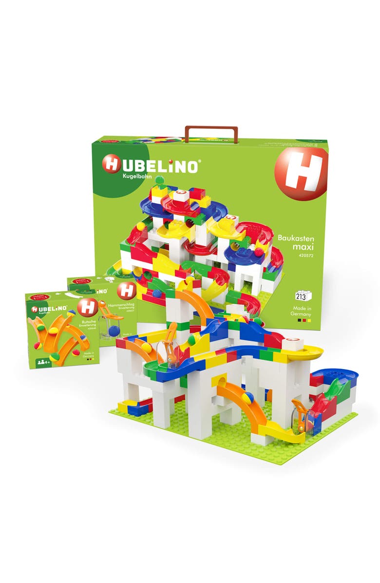 Hubelino Value Bundle Marble Run Track Set - Toy Building Sets, STEM Learning Toys for 4 Year Old Boys & Girls, Made in Germany, Alternate, color, Multi