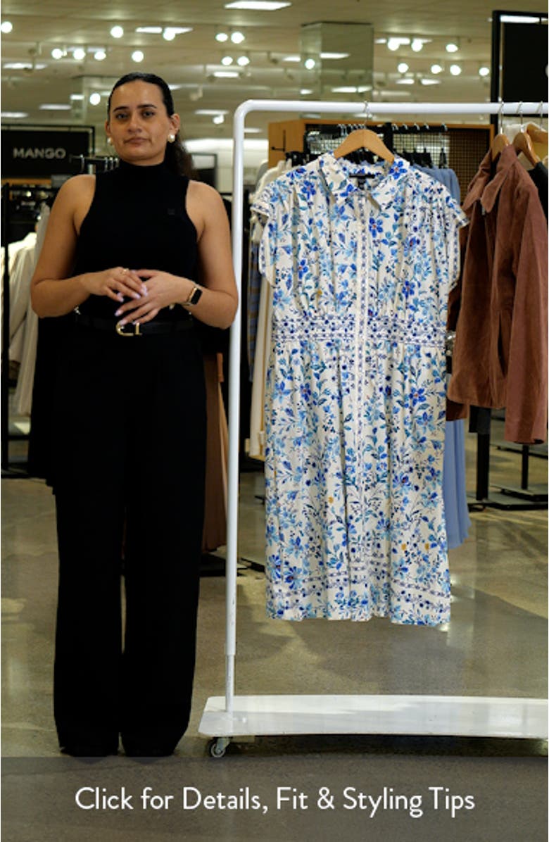 Cap Sleeve Shirtdress, sales video thumbnail