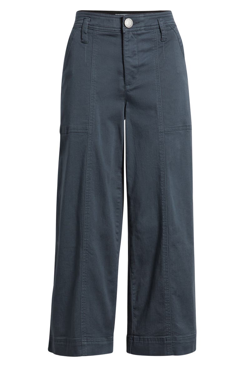 Skyrise Crop Wide Leg Utility Pants, Alternate, color, ORION BLUE