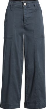 Wit & Wisdom Skyrise Crop Wide Leg Utility Pants