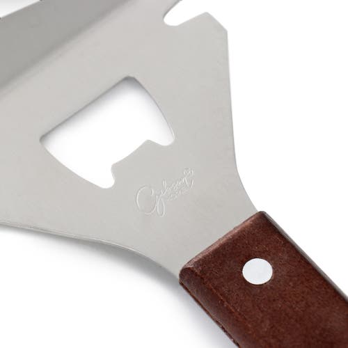 Gibson Home Barbecue Basics 5 Piece Stainless Steel Bbq Tool Set With Wood Handles In Multi