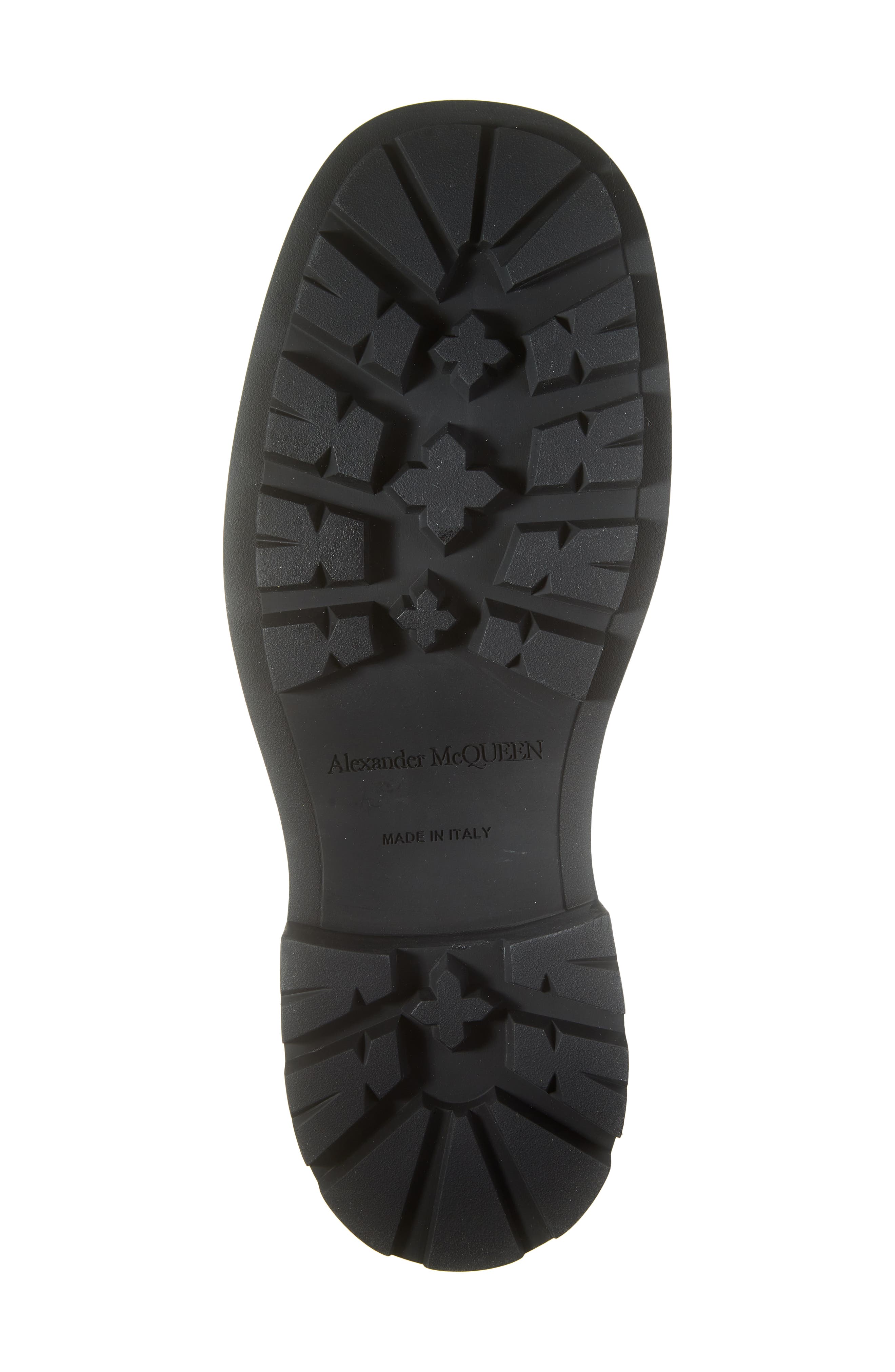 McQueen Stacked Sole Grommet Detail Derby, Alternate, color, 