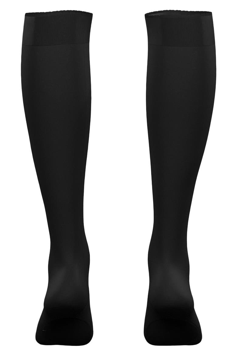 50 Denier Knee High Socks, Alternate, color, BLACK