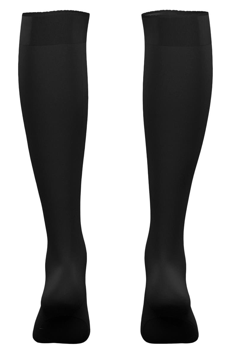 Wolford 50 Denier Knee High Socks, Alternate, color, Black