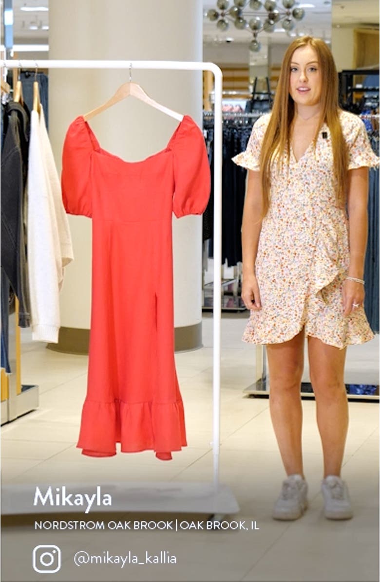 Belgium Linen Midi Dress, sales video thumbnail