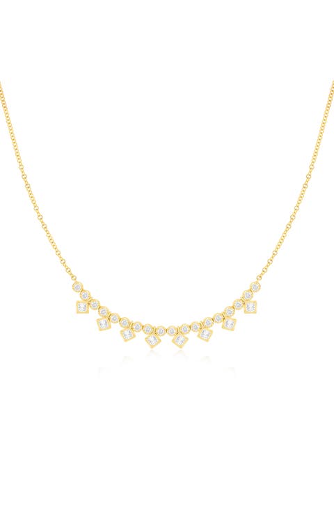 Kate Diamond Frontal Necklace