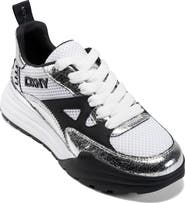 DKNY Zanira Mixed Media Sneaker