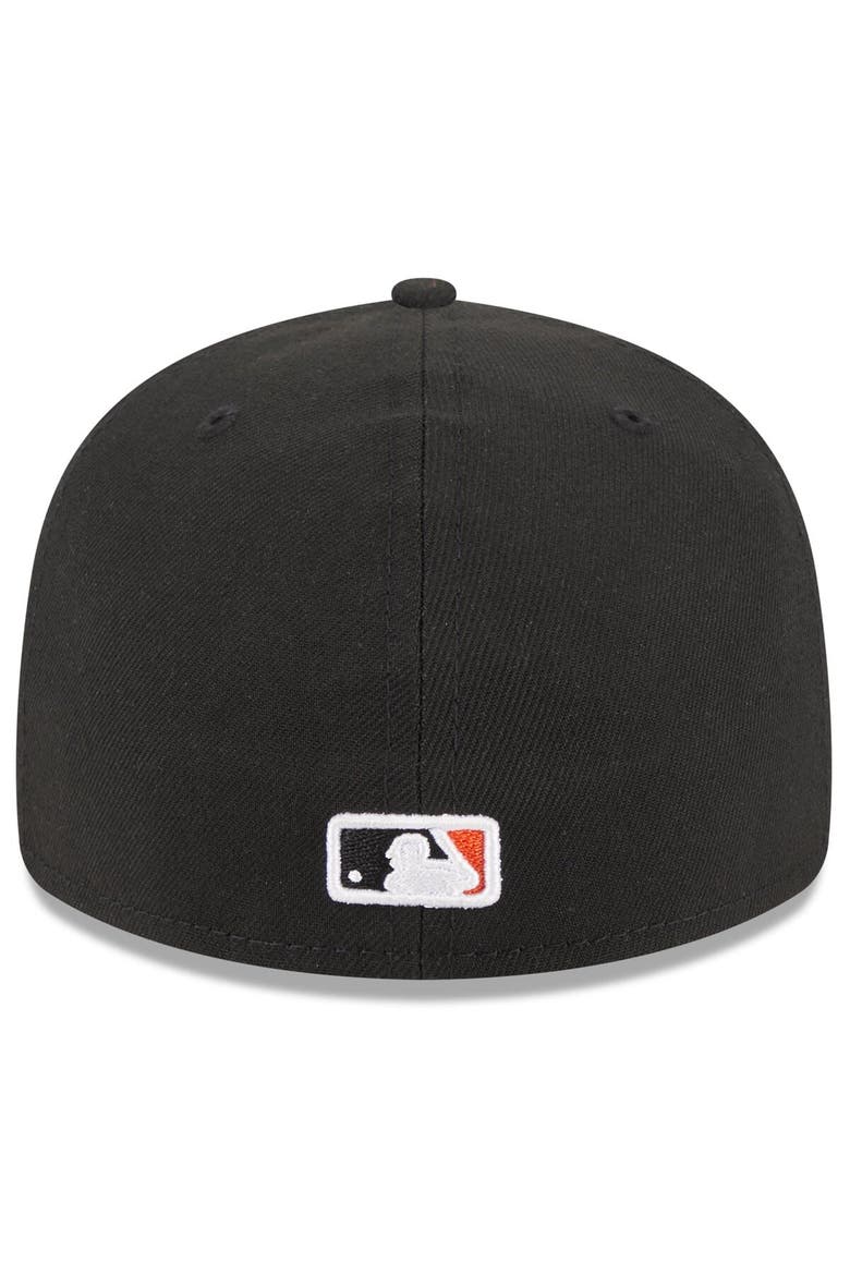 Men's New Era  Black Baltimore Orioles 2023 City Connect Low Profile 59FIFTY Fitted Hat, Alternate, color, Black