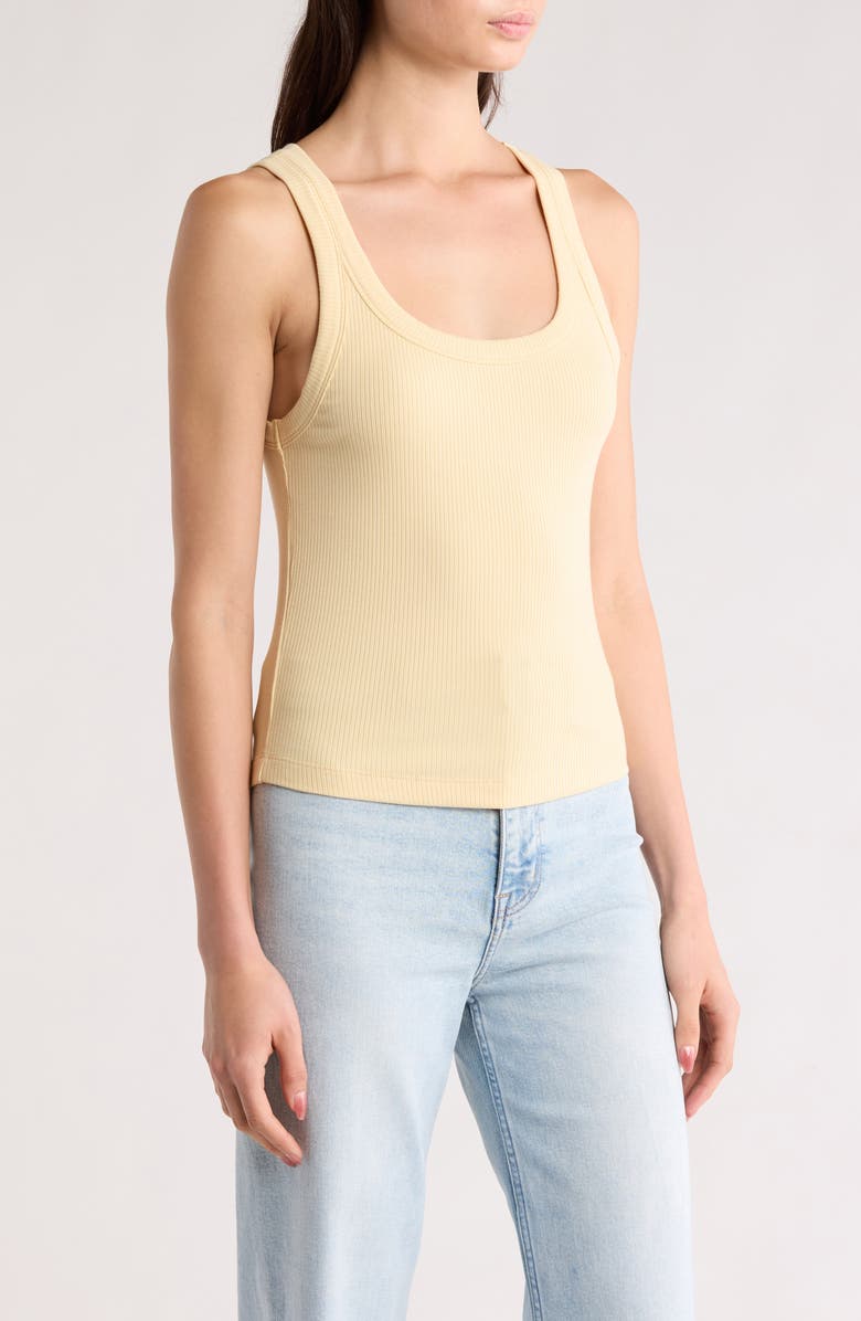 Pistola Christy Rib Tank, Alternate, color, Custard Yellow