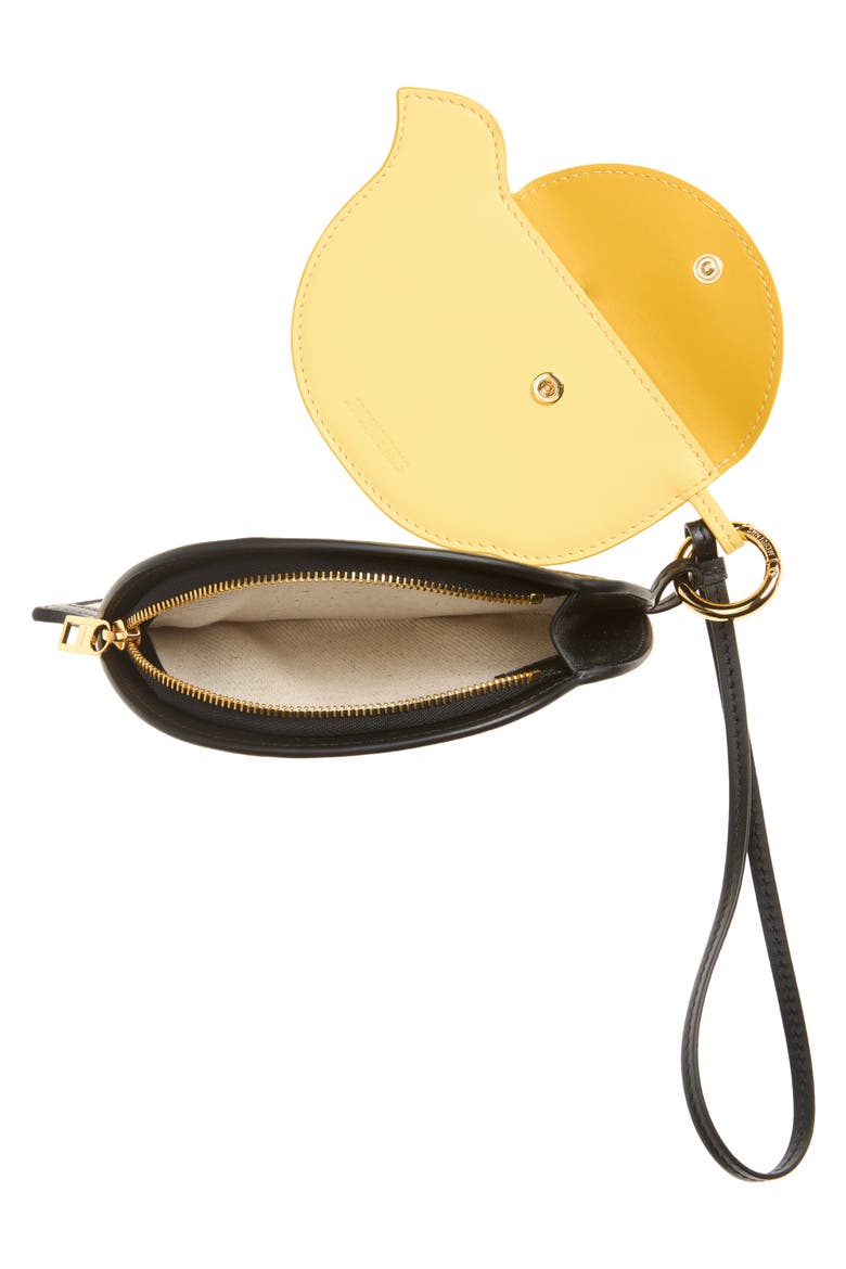 Les Poussins Coin Purse, Alternate, color, BLACK / LIGHT GREIGE / PA 9VB