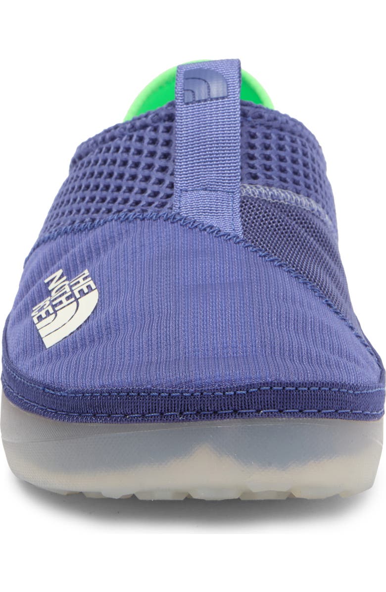 The North Face Base Camp Mule Slipper, Alternate, color, Cave Blue/ Chlorophyl Grenn