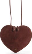 Alaïa Le Coeur Suede Crossbody Bag