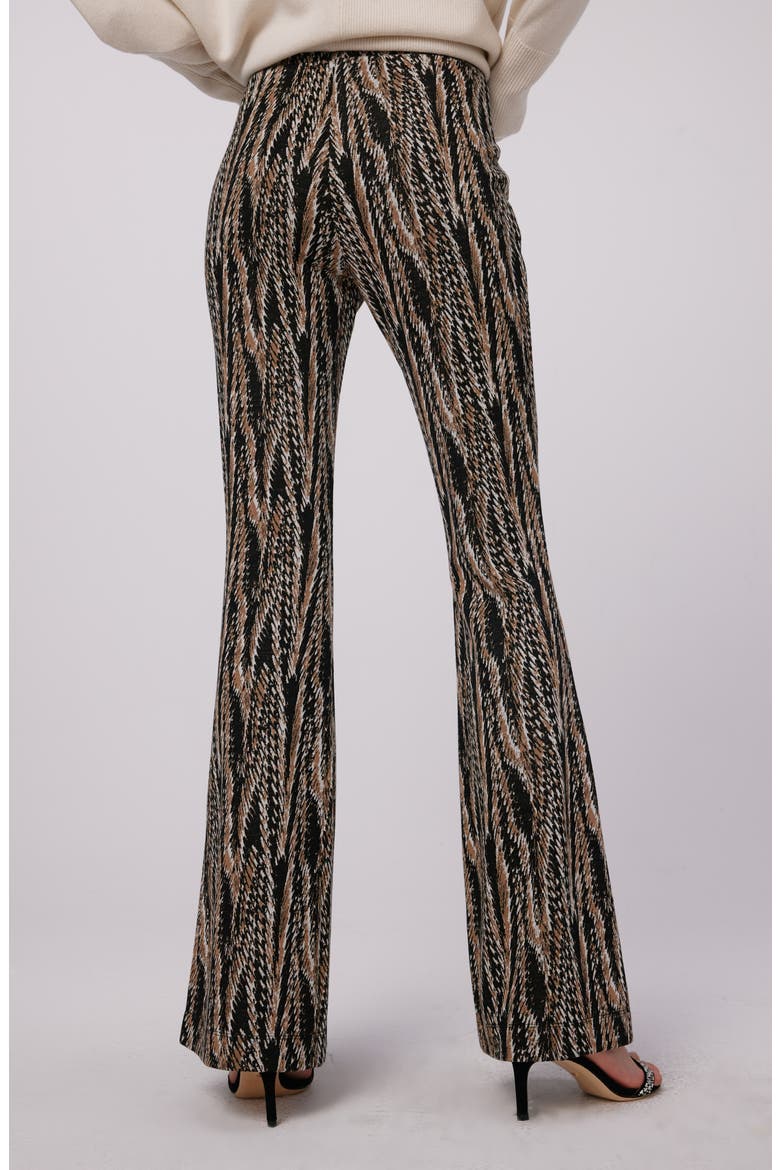 Burano Abstract Print Pants, Alternate, color, FEATHER BOA SM