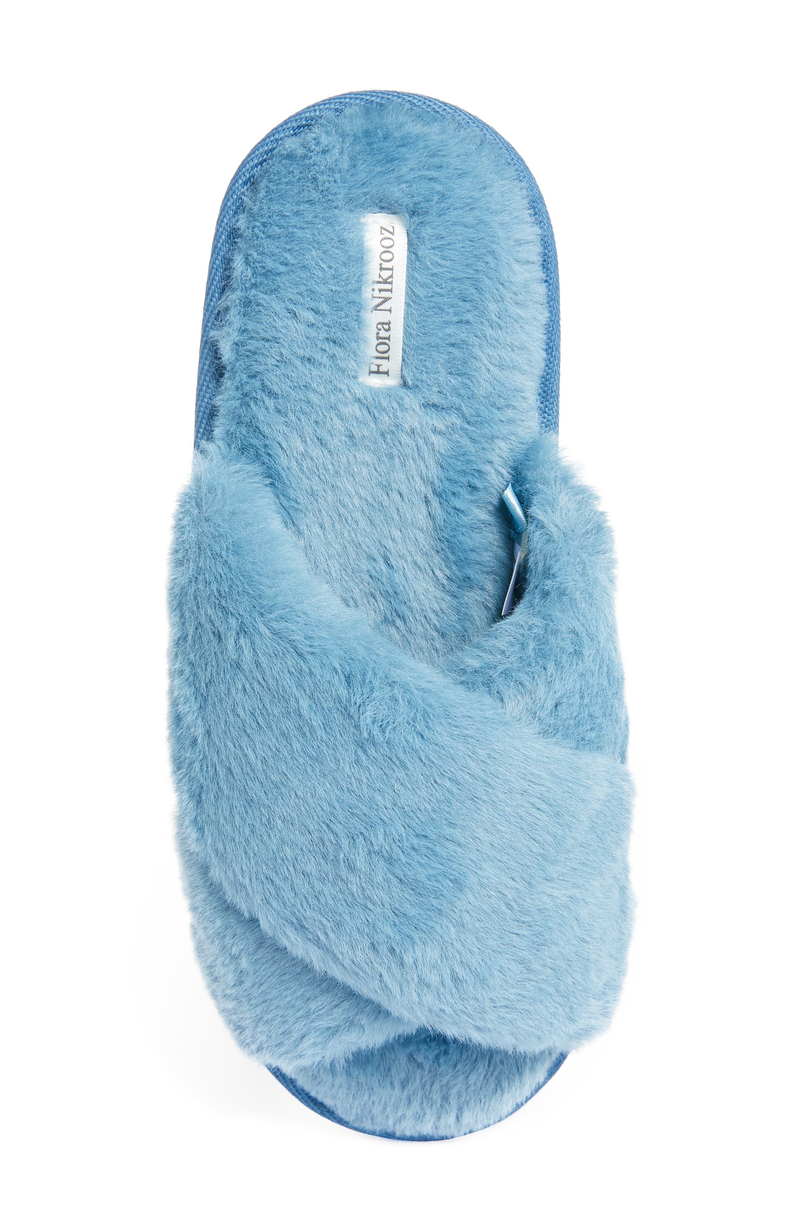 Flora Nikrooz Victoria Faux Fur Slipper, Alternate, color, 