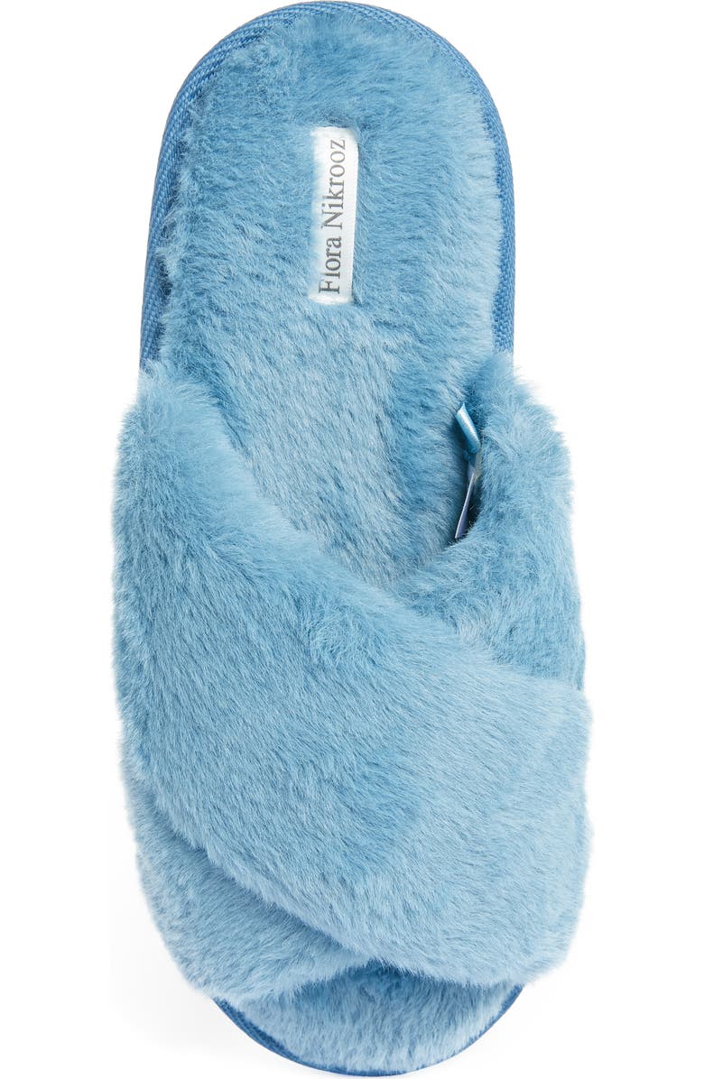Flora Nikrooz Victoria Faux Fur Slipper, Alternate, color,
