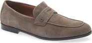 FERRAGAMO Tiberio Suede Penny Loafer