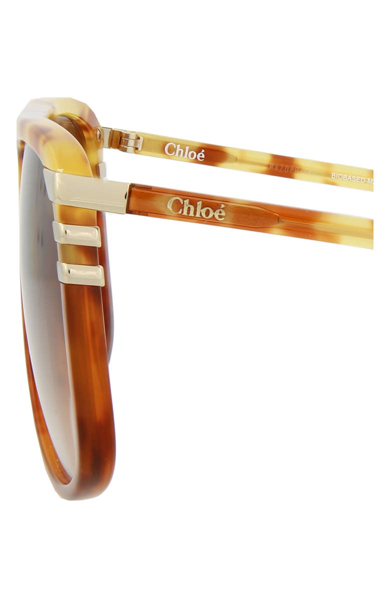 Chloé Fashion 62mm Oversize Aviator Sunglasses, Alternate, color,