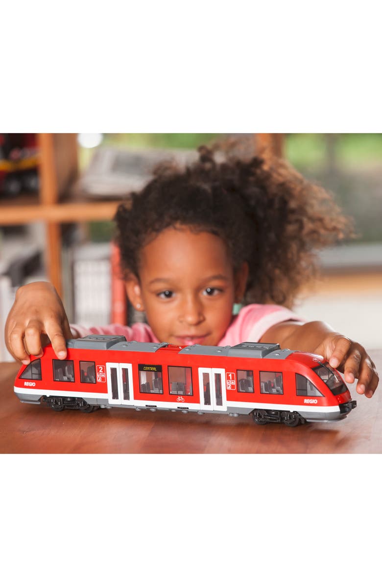 Dickie Toys City Train Red & White Trackless Train Vehicle Toy, Alternate, color, Multicolored