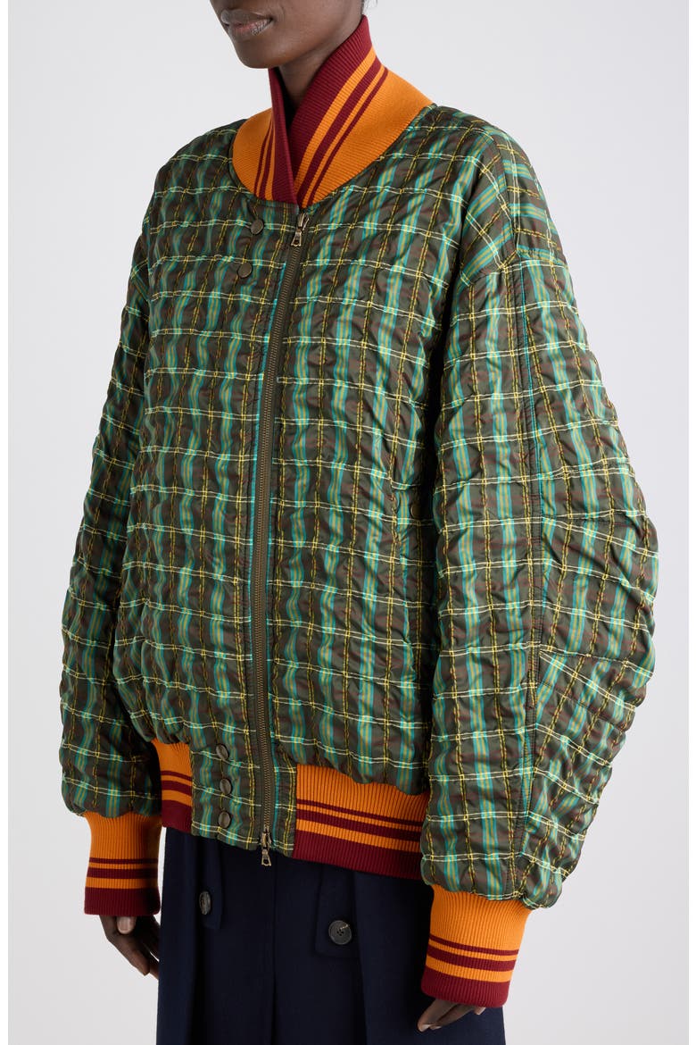 Valdi Seersucker Jacket, Alternate, color, KHAKI