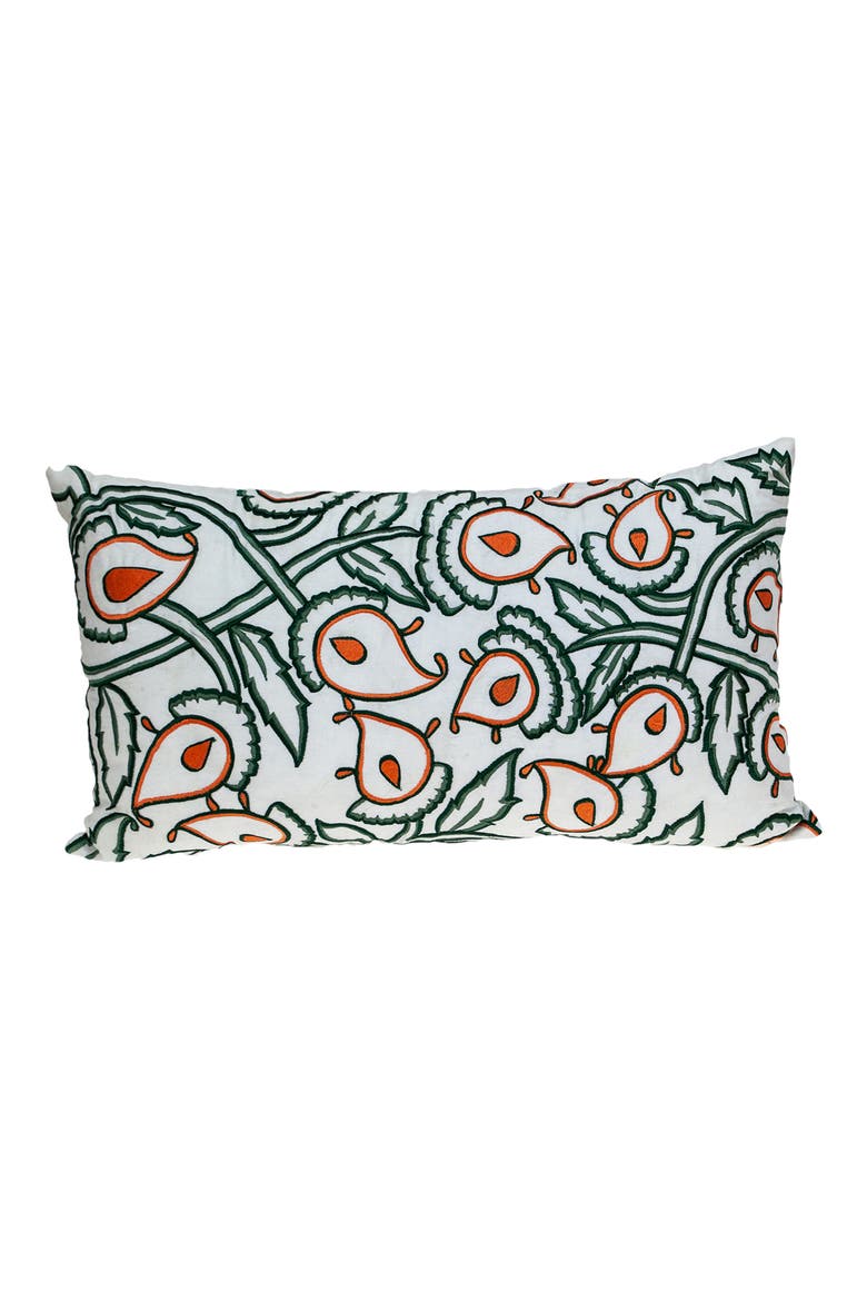 Celeste Embroidered Throw Pillow, Main, color, WHITE