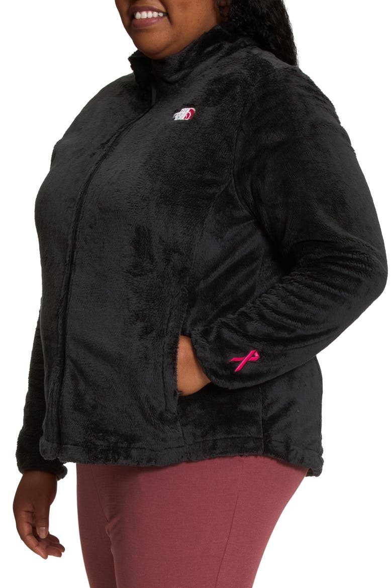 Osito High Pile Fleece Jacket, Alternate, color, TNF BLACK/ MR. PINK