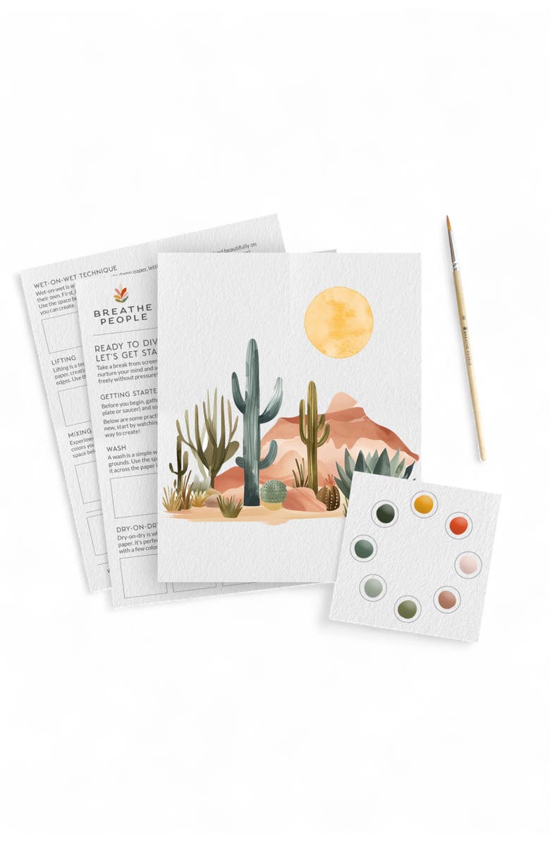 Breath People All In One Watercolor Kits, Main, color,